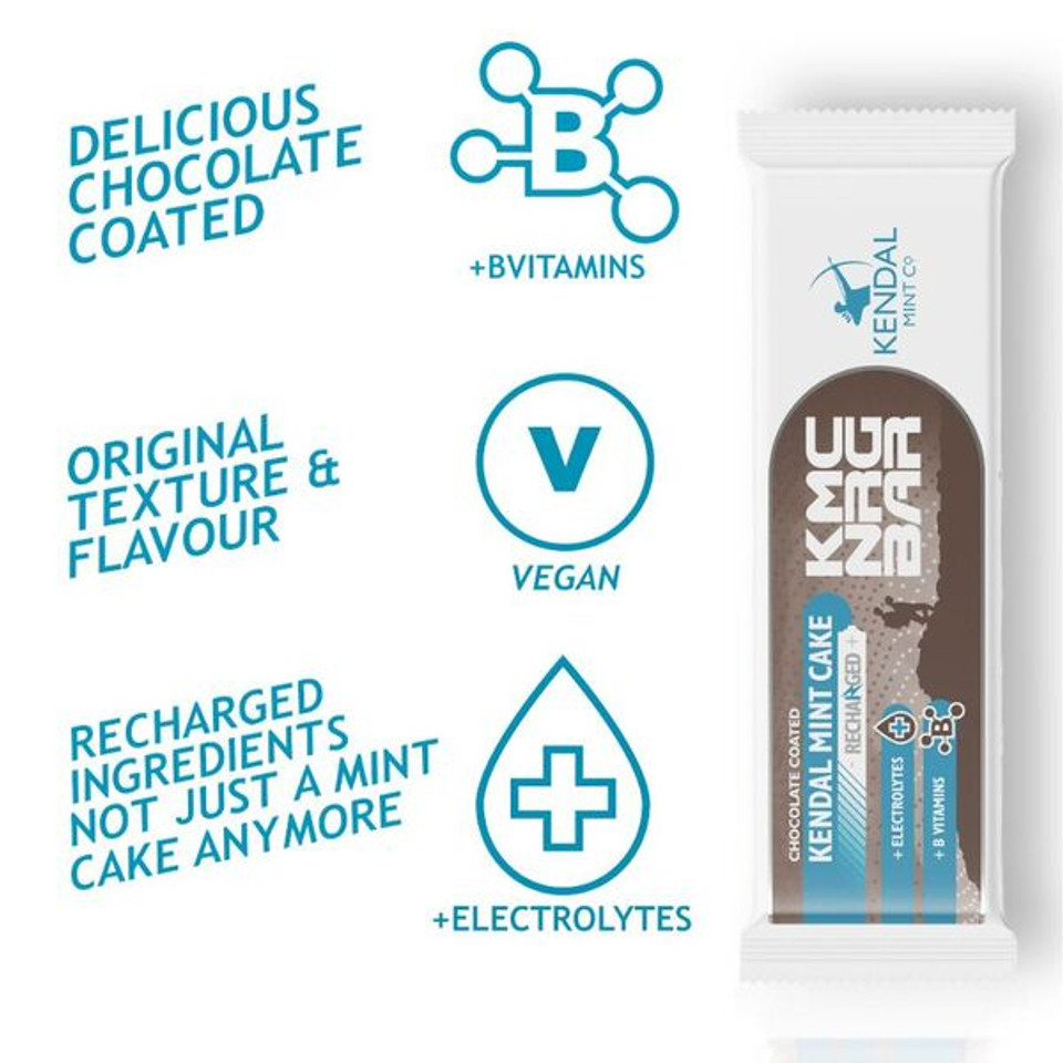 Kmc Nrg Bar Kendal Mint Cake Energy Bars Chocolate - 24
