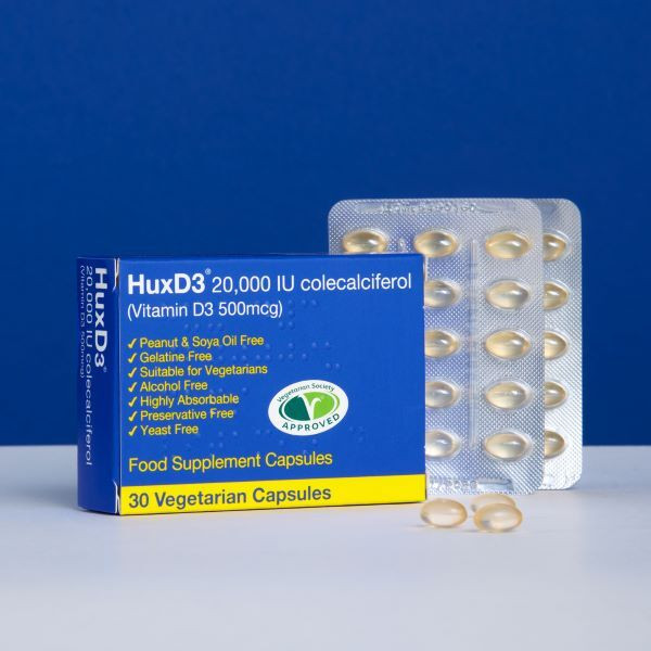 Huxley Europe Huxd3 20,000Iu Vitamin D3 - 30 Veg Cap