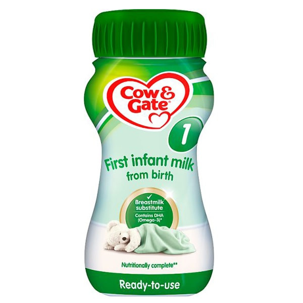 Cow & Gate 1 First Baby Milk Formula Liquid From Birth 200Ml