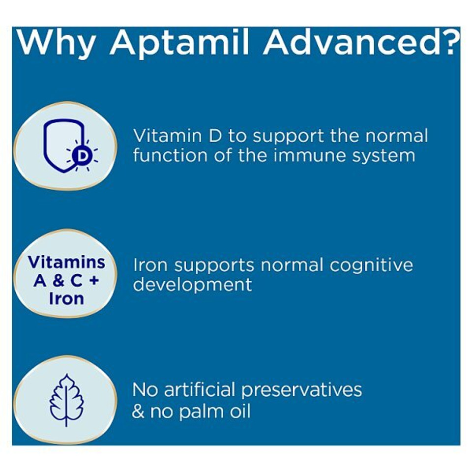 Aptamil 3 Advanced Toddler Milk Powder Formula 1-3 Yrs 800G