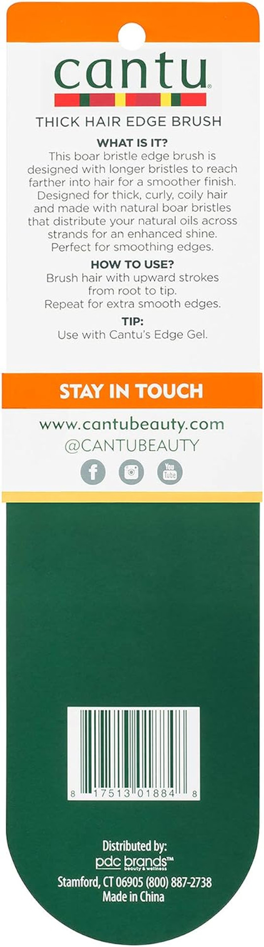 Cantu Smooth Thick Hair Edge Brush