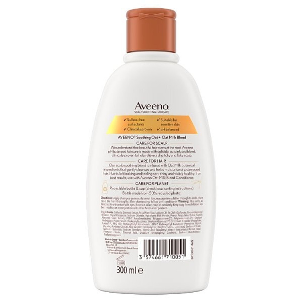 Aveeno Oat Milk Blend Shampoo 300Ml