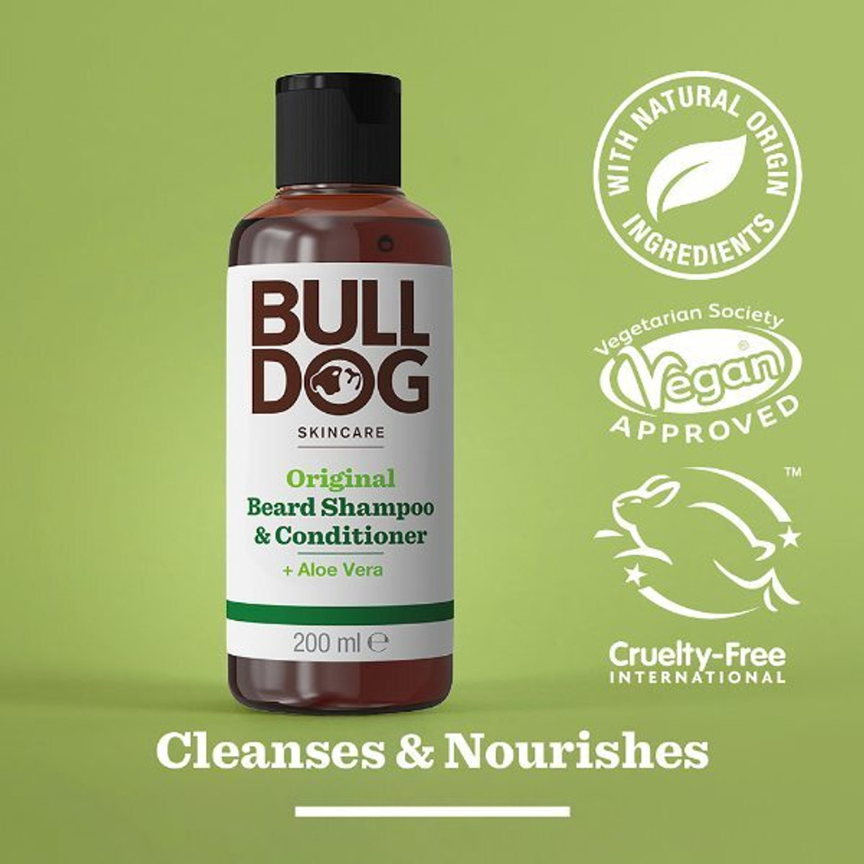 Bulldog Skincare Original Beard Shampoo & Conditioner 200Ml