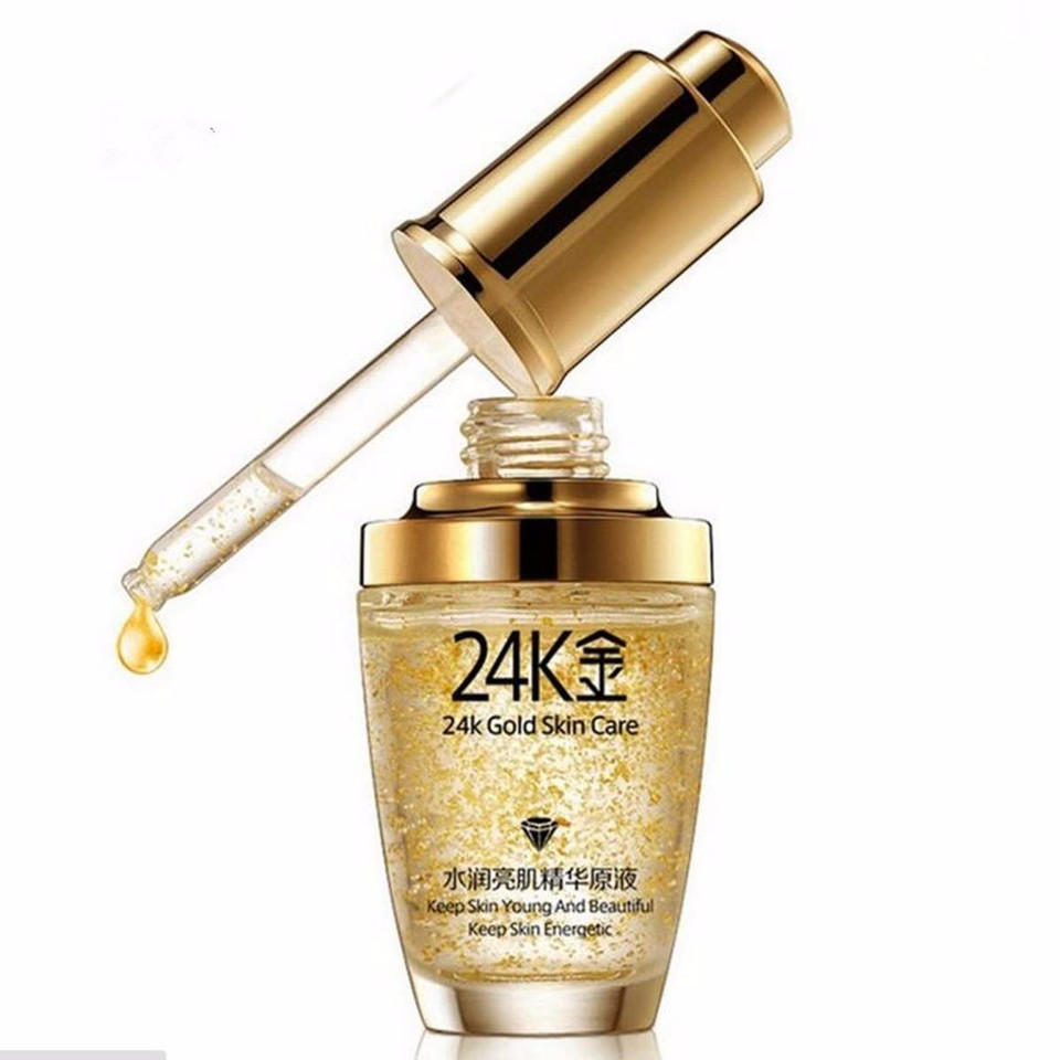 Bioaqua 24K Gold Essence Collagen Skin Face Moisturizing Hyaluronic Acid Anti-Aging Mask Natural Extract