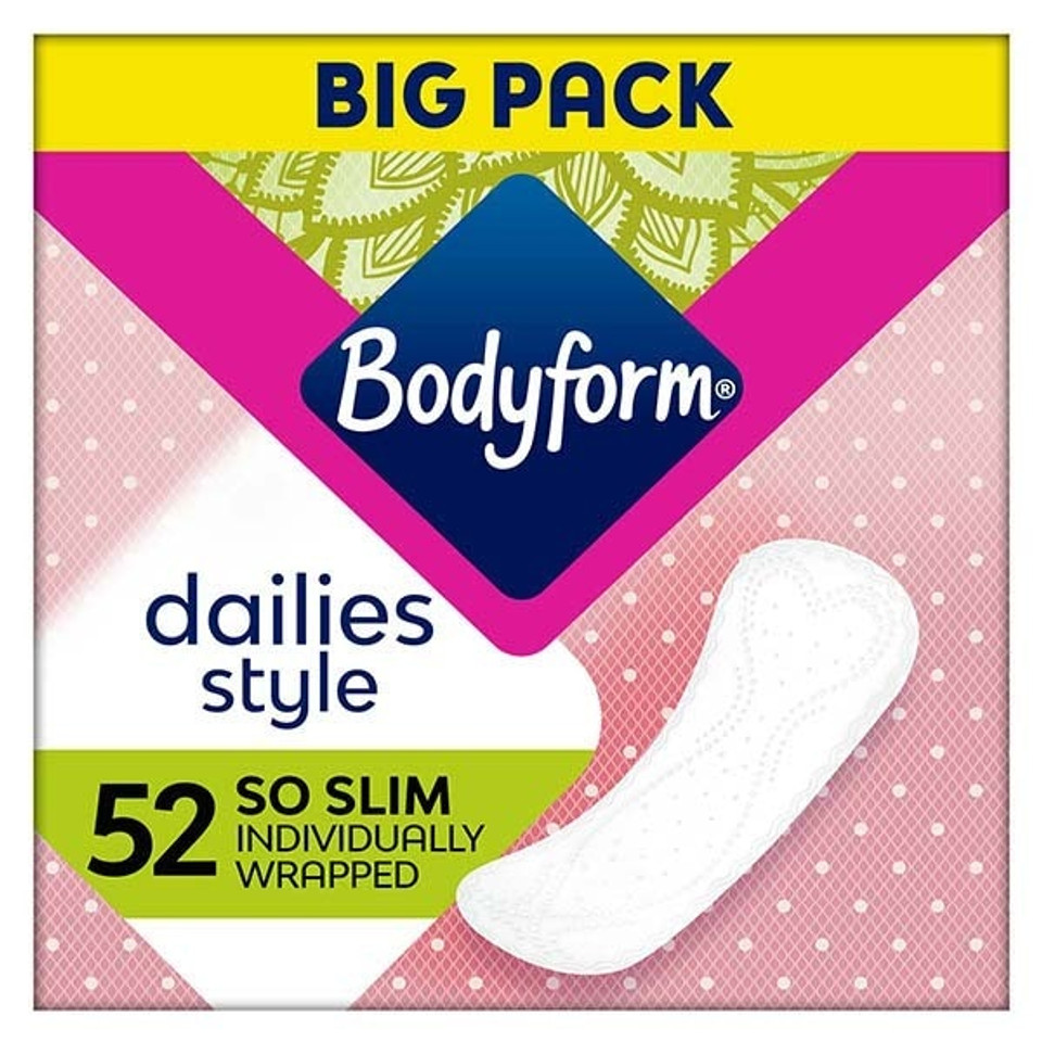 Bodyform Dailies So Slim Panty Liners 52 Pack