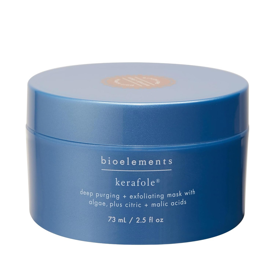 Bioelements Kerafole - 2.5 Fl Oz - Deep-Purging Facial Mask For Fresh, Radiant Skin - Vegan, Gluten Free - Never Tested On Animals