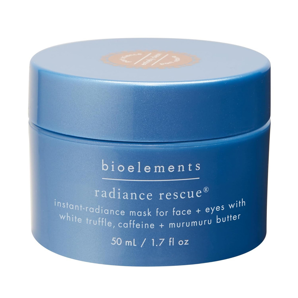 Bioelements Radiance Rescue - 1.7 Fl Oz - Face & Under Eye Mask For Instant Radiance - All Skin Types - Vegan, Gluten Free - Never Tested On Animals
