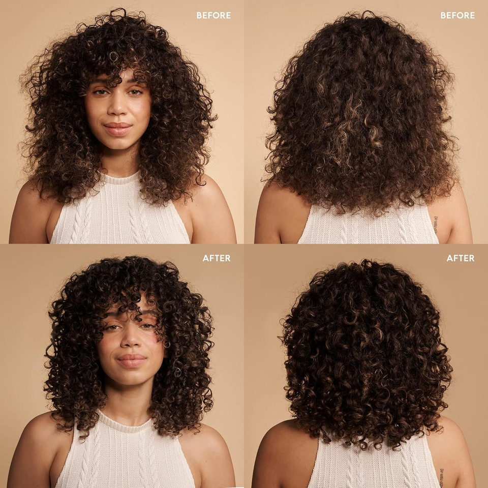 Curly Creme, Fragrance Free - Non-Comedogenic & Sulfate Free Curl Defining Styling Hair Cream- Anti Frizz- Heat Protectant- Safe for Sensitive Skin