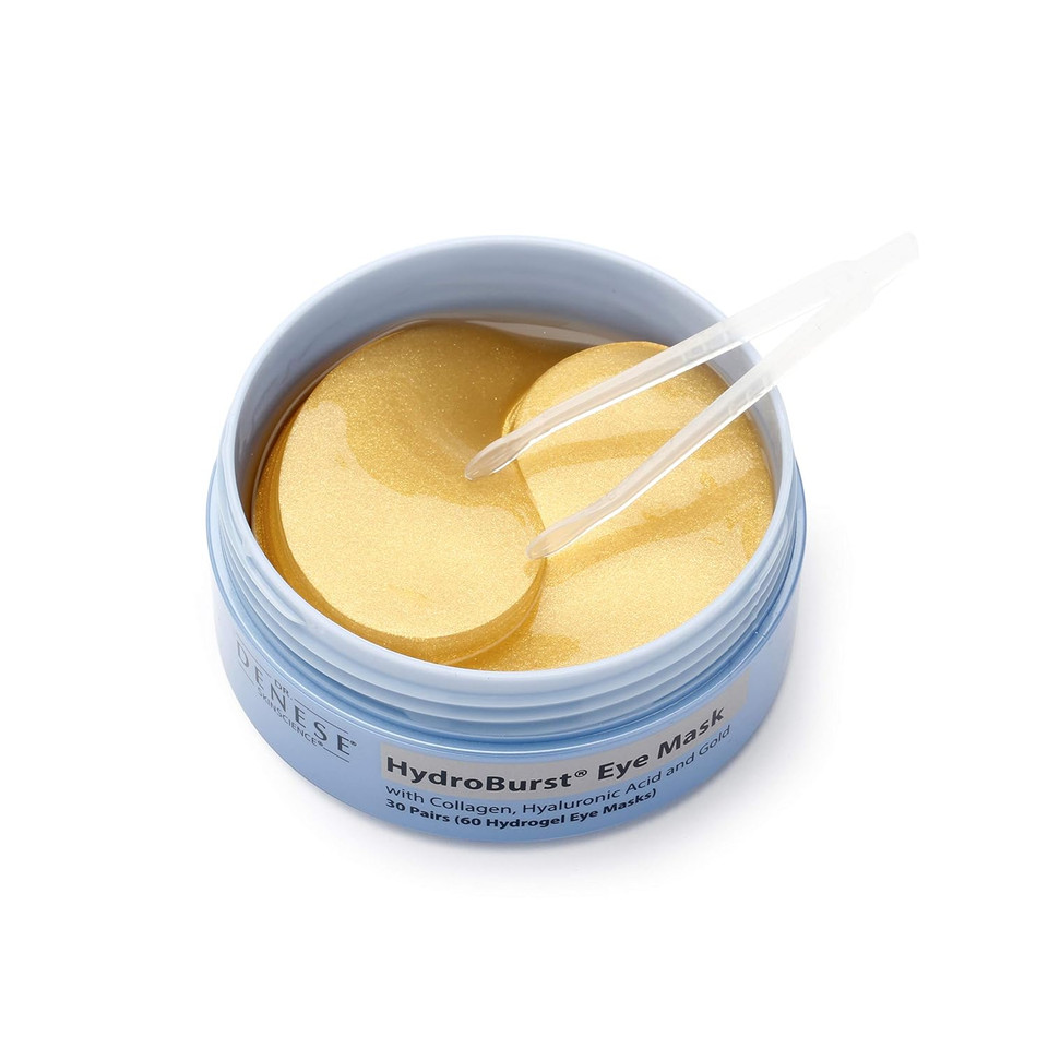 Dr. Denese Skinscience Hydroburst Eye Mask Cooling With Collagen, Hyaluronic Acid, Gold Powder & Hydrolyzed Collagen - Reduce Look Of Lines, Wrinkles & Puffiness Around Eyes - Cruelty-Free - 60 Count