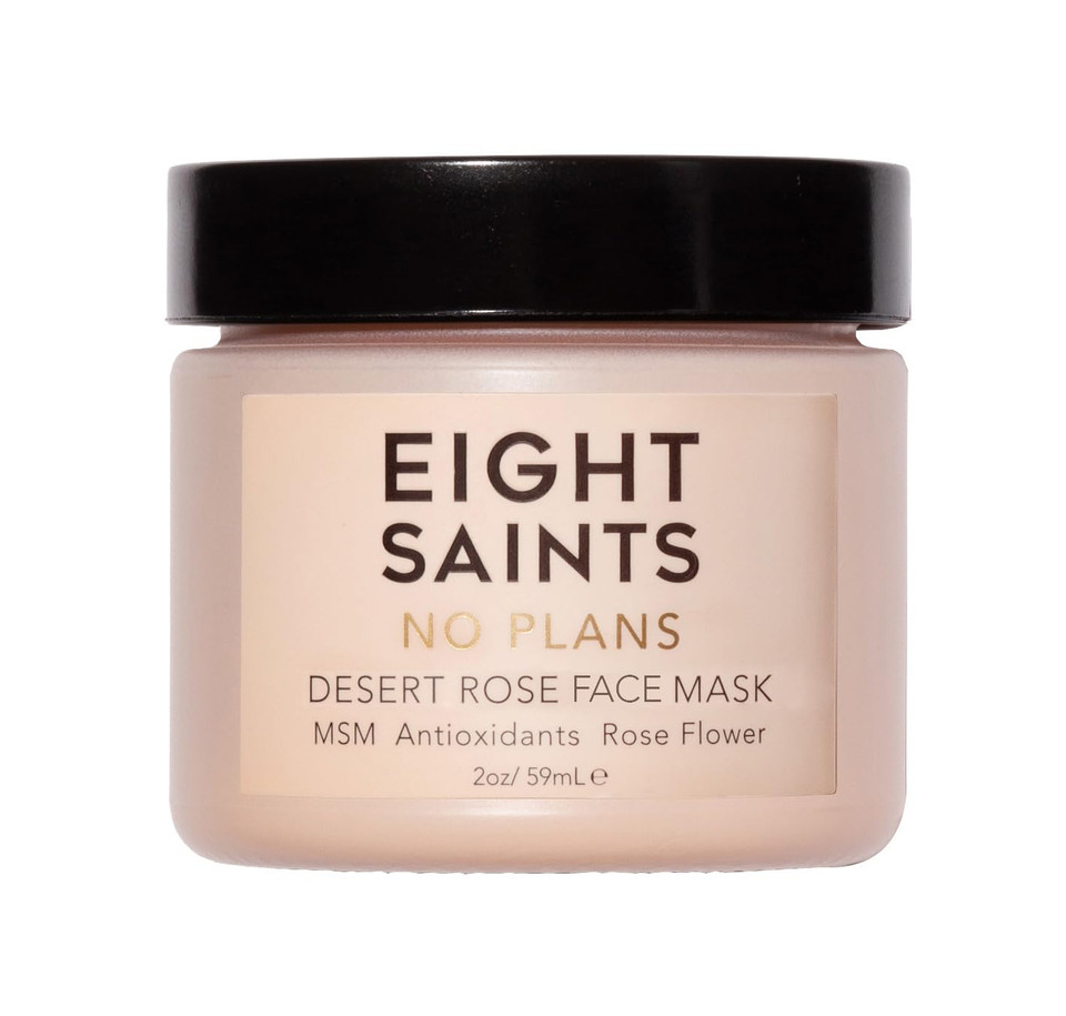 Eight Saints No Plans Clay Face Mask Skin Care Product, Natural And Organic Pore Reducing Clay Facial Mask To Remove Blemishes, Acne, Oil, And Impurities, 2 Ounces