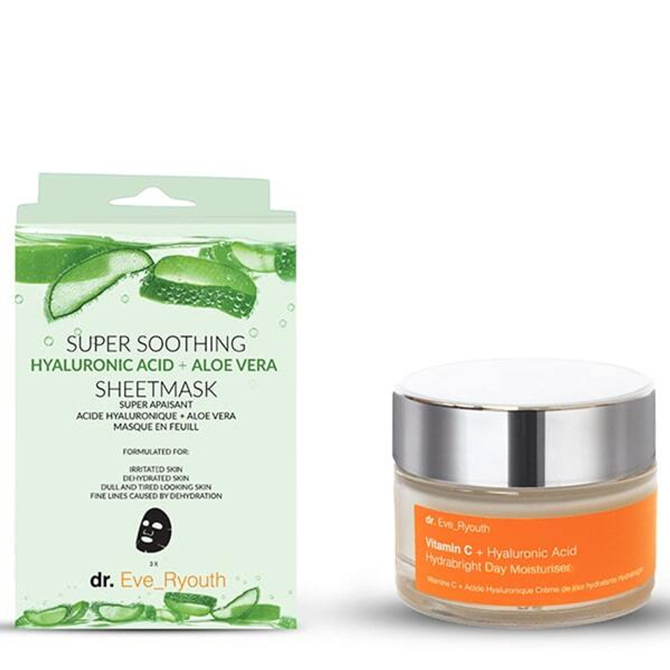 Dr.Ever Youth Aloe Vera Mask + Vit C Cream 50Ml