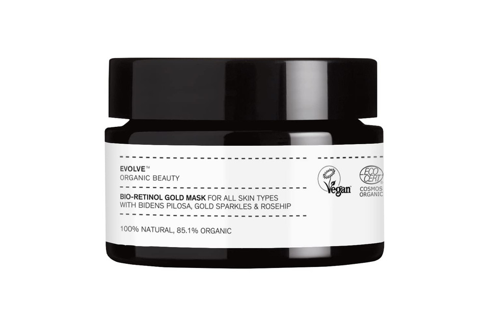Evolve Organic Beauty - Natural Bio-Retinol Gold Face Mask | Small-Batch, Vegan Clean Beauty (1 Oz | 30 Ml) Evolve Organic Beauty - Natural Bio-Retinol Gold Face Mask | Small-Batch, Vegan Clean Beauty (1 Oz | 30 Ml)