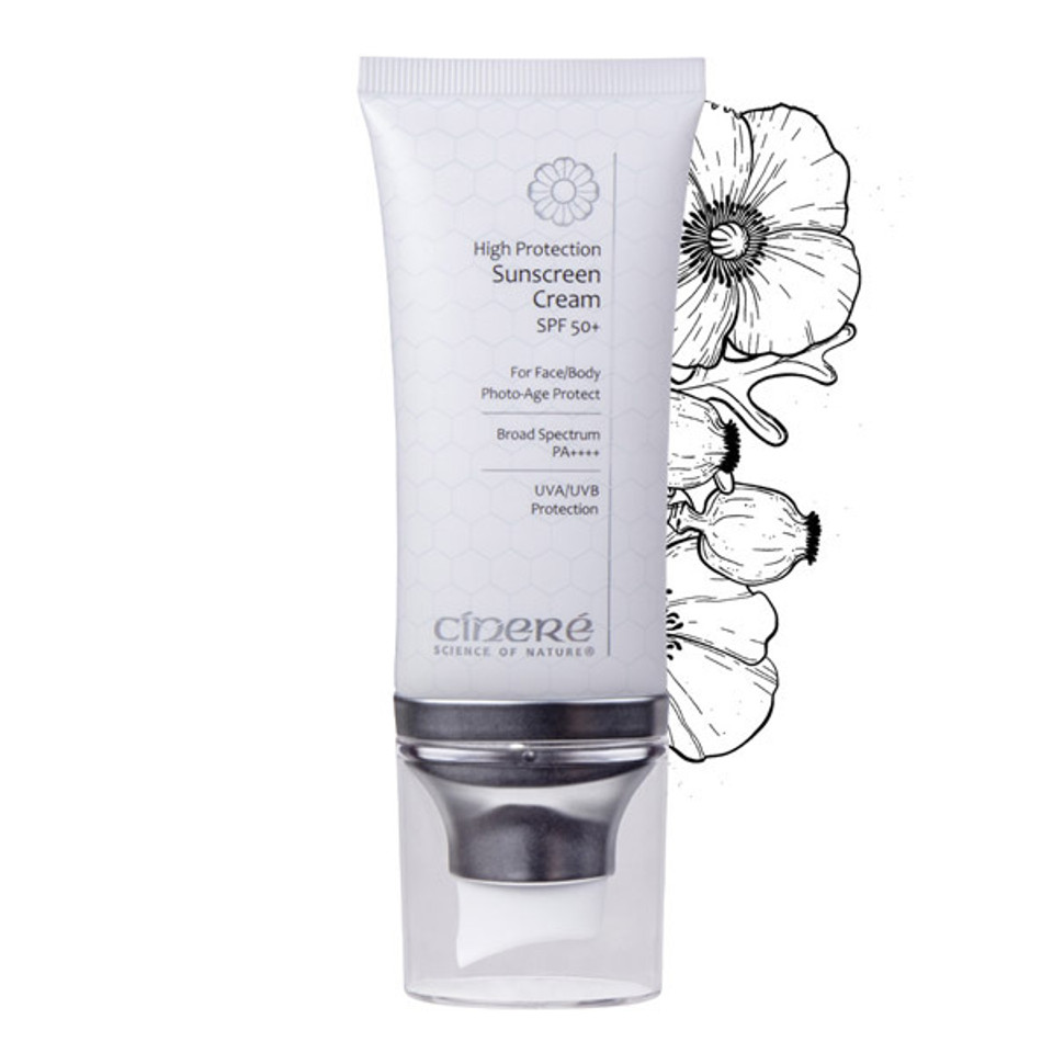 Cinere High Protection Sunscreen Cream Spf 50 With Vitamin E