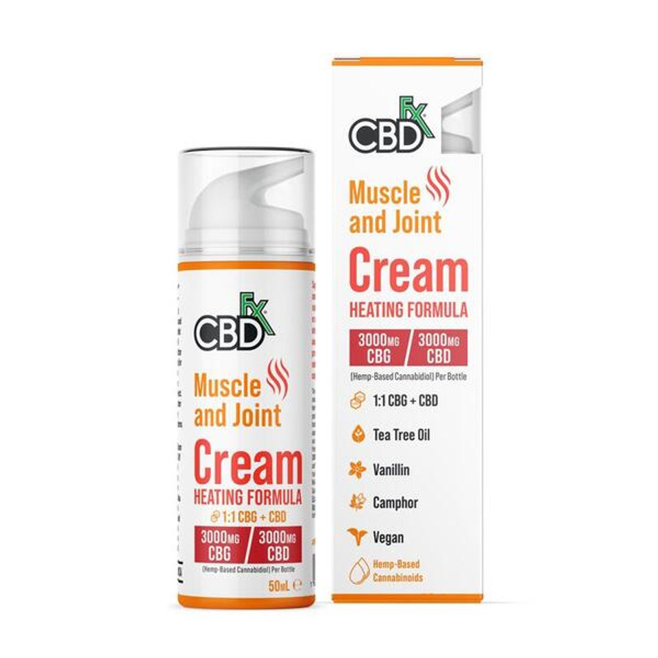 Cbdfx Muscle And Joint Heating - 3000Mg Cbd/3000Mg Cbg