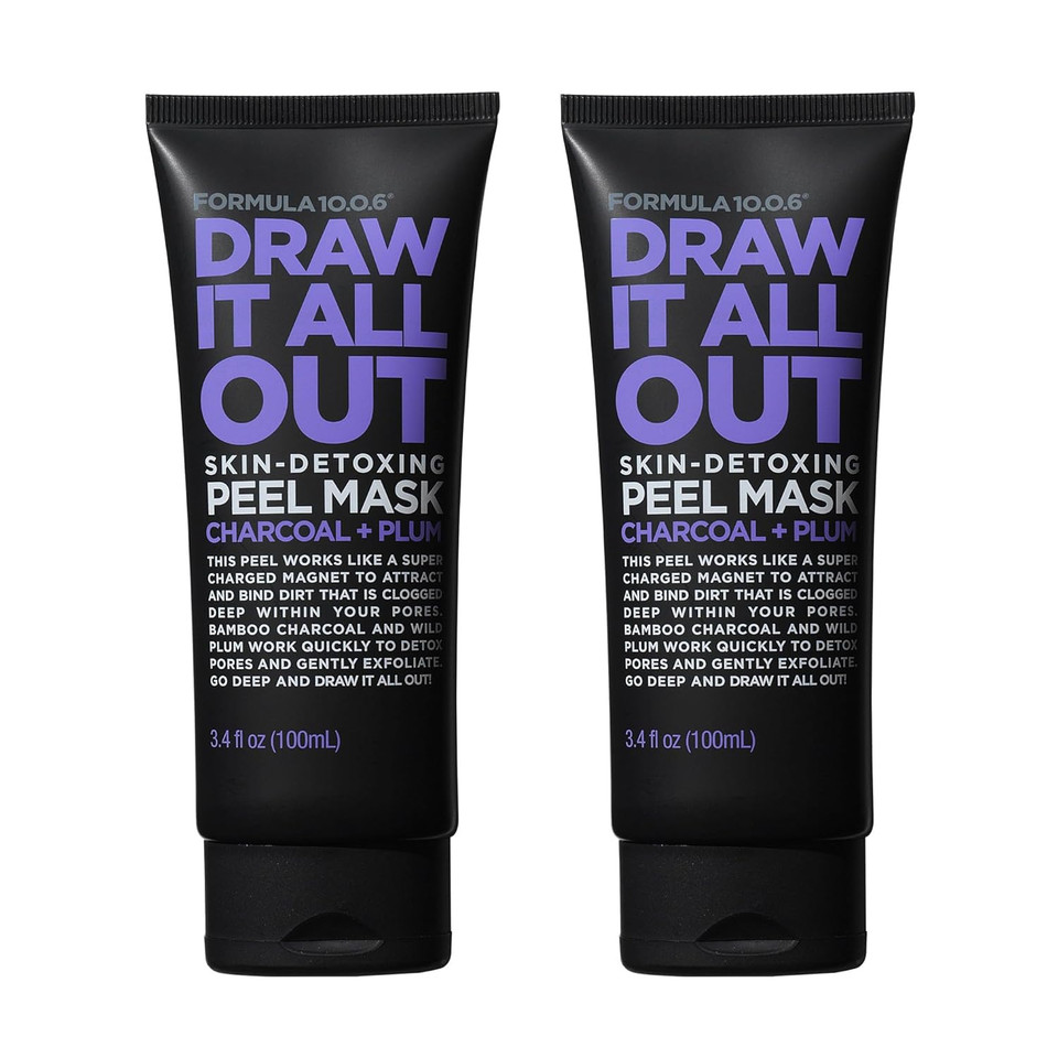 Formula 10.0.6 Draw It All Out Skin Detoxing Charcoal Peel Mask 2Pk