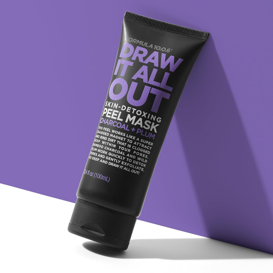 Formula 10.0.6 Draw It All Out Skin Detoxing Charcoal Peel Mask 2Pk