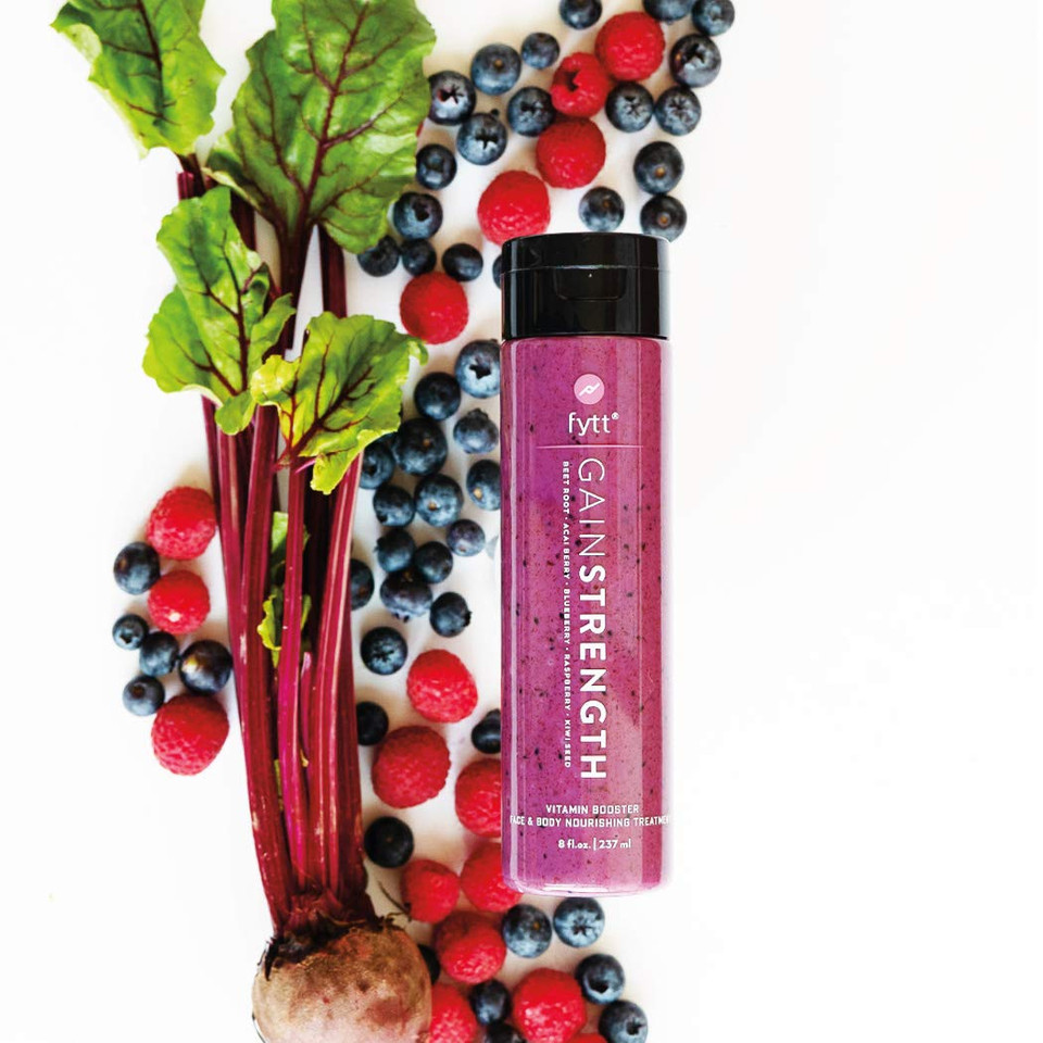 Fytt Gain Strength Anti-Aging Exfoliating Mask Treatment 8 Ozpurple