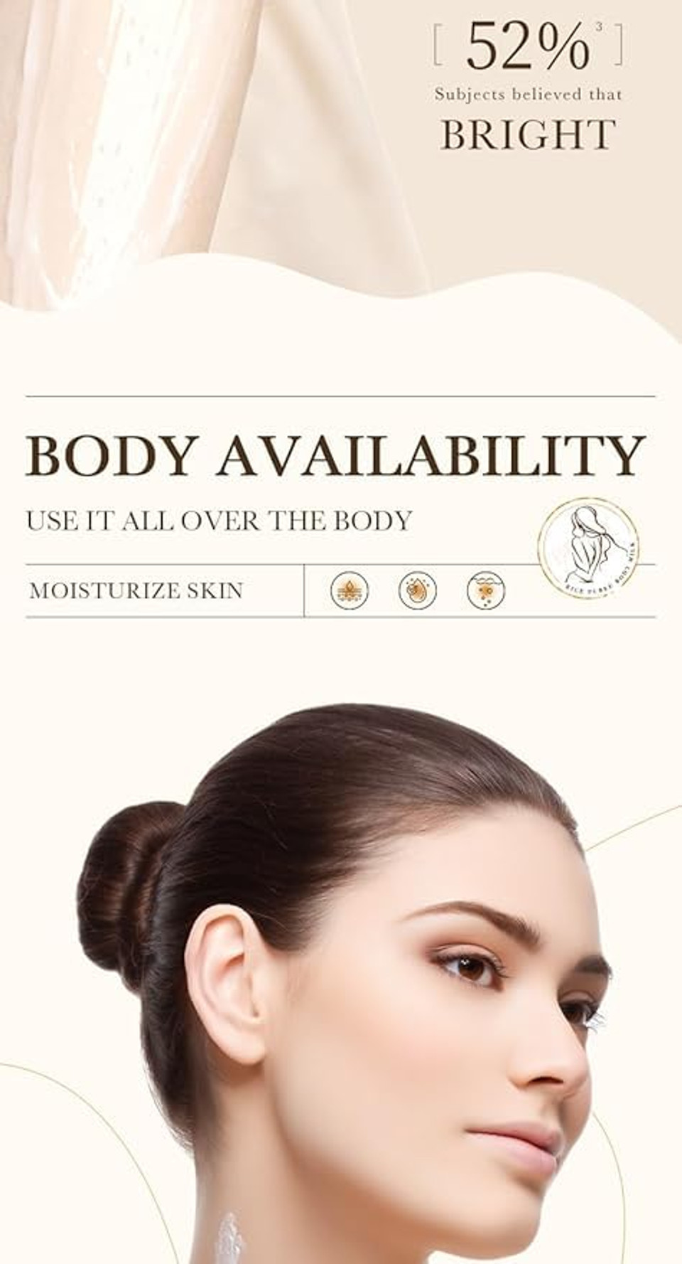 Rice Cream, Rice Skin Care Set for Women & Teen Girls – Hydrating & Firming Rice Pulp Skincare Kit | Pamper Gift Set for Glowing Skin(Rice Cream 50g)