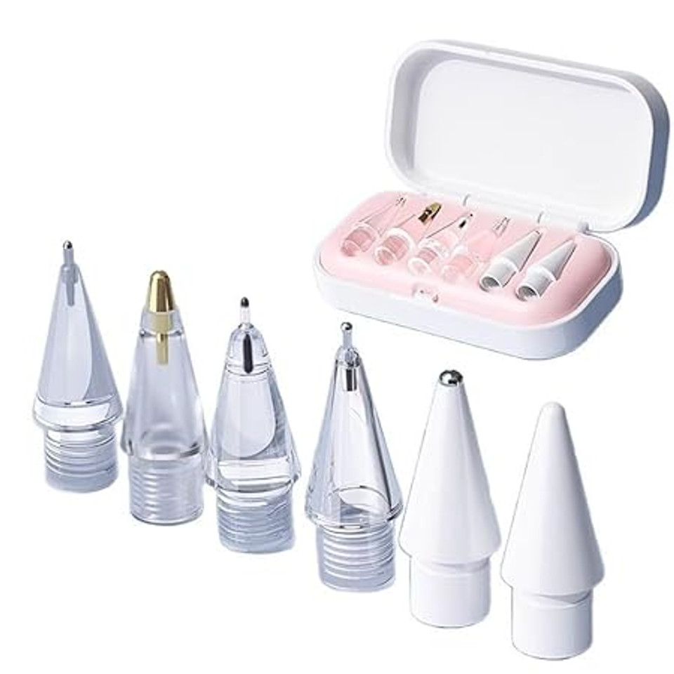 Durable replacement pencil tips compatible with 1st/2nd gen magnetic stylus pens for drawing and writing.