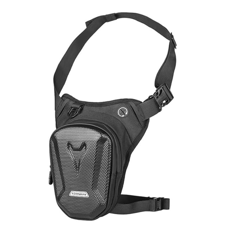Waterproof Tactical Motorcycle Leg Bag – 2-Compartment Waist & Hip Pouch for Men’s Outdoor Gear