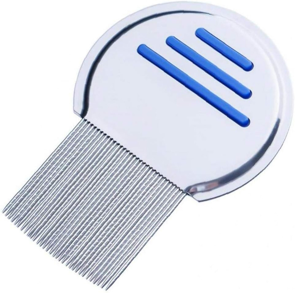 1pc Stainless Steel Kids Hair Terminator Lice Comb Nit Rid Head Lice Super Density Teeth Remove Nits Comb Hair Tool