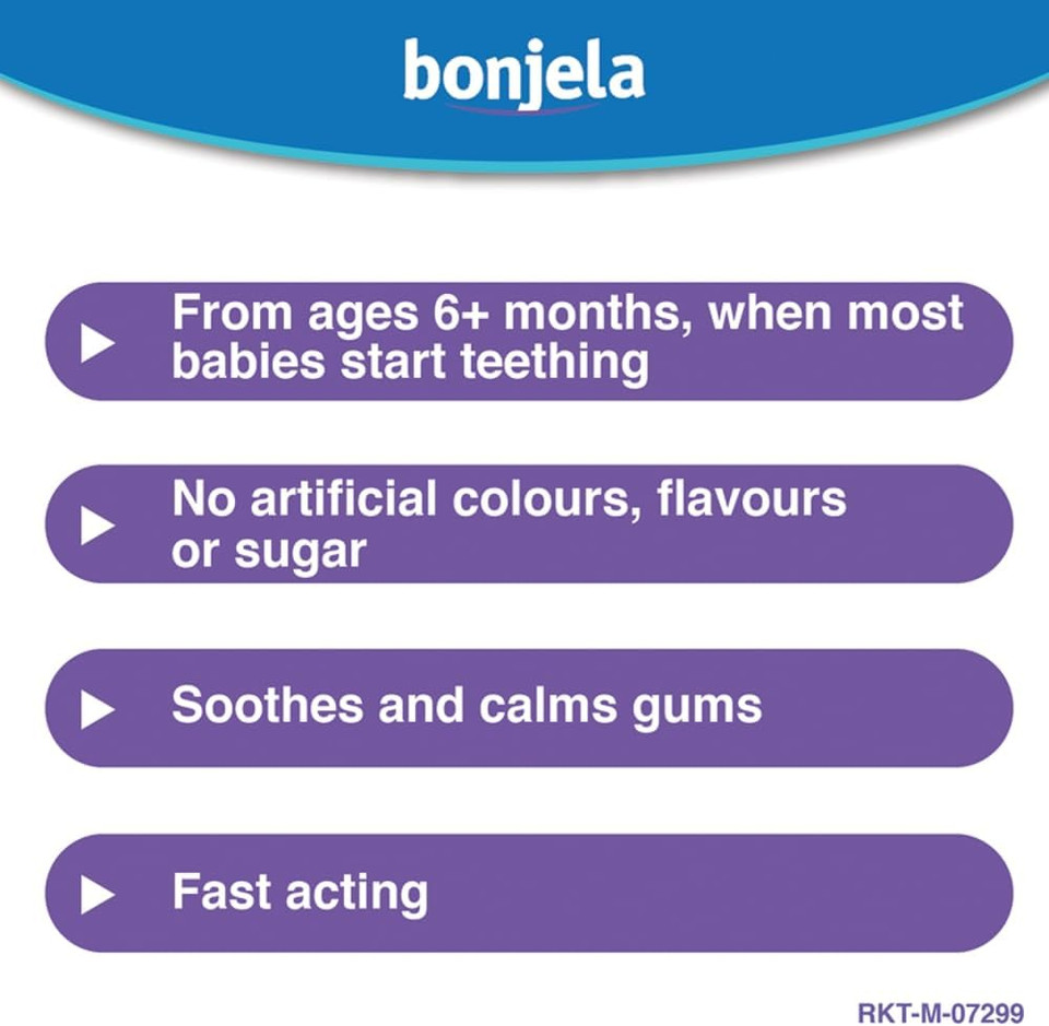 Bonjela Junior, Soothing Teething Gel, 15ml