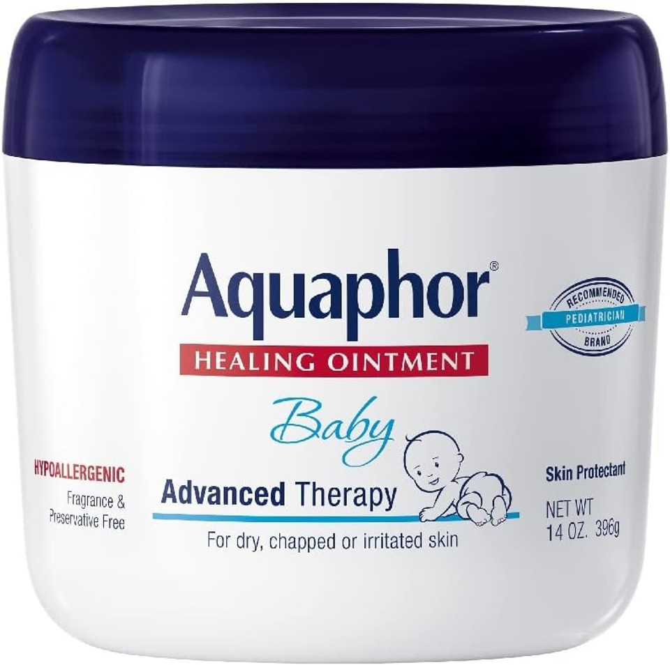 Aquaphor Baby Healing Ointment for Dry or Cracked Skin, Jar - 14 Oz Aquaphor Baby Healing Ointment for Dry or Cracked Skin, Jar - 14 Oz