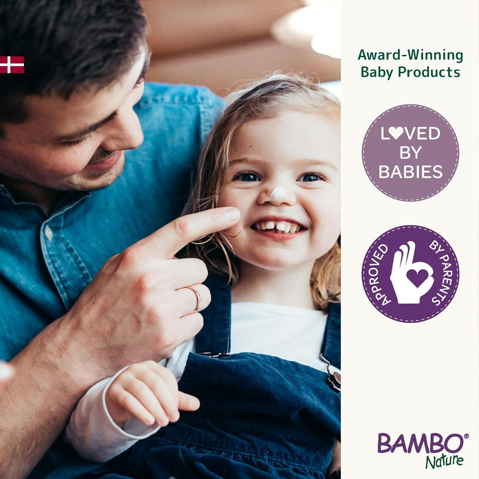 Bambo Nature Soothing Nappy Cream, Newborn Essentials, Eco-Labelled Nappy Cream, Soothes & Restores Irritated Skin, Eco Baby Soothing Cream, Baby Essentials For Newborn, Sustainable & Safe 100ml