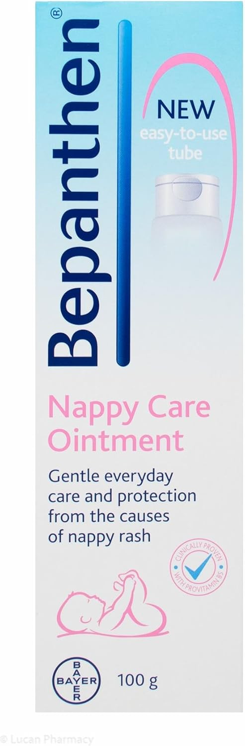 Bepanthen 2x100g Nappy Care Ointment - Aids natural skin recovery, Protects from irritants, Hydrates skin