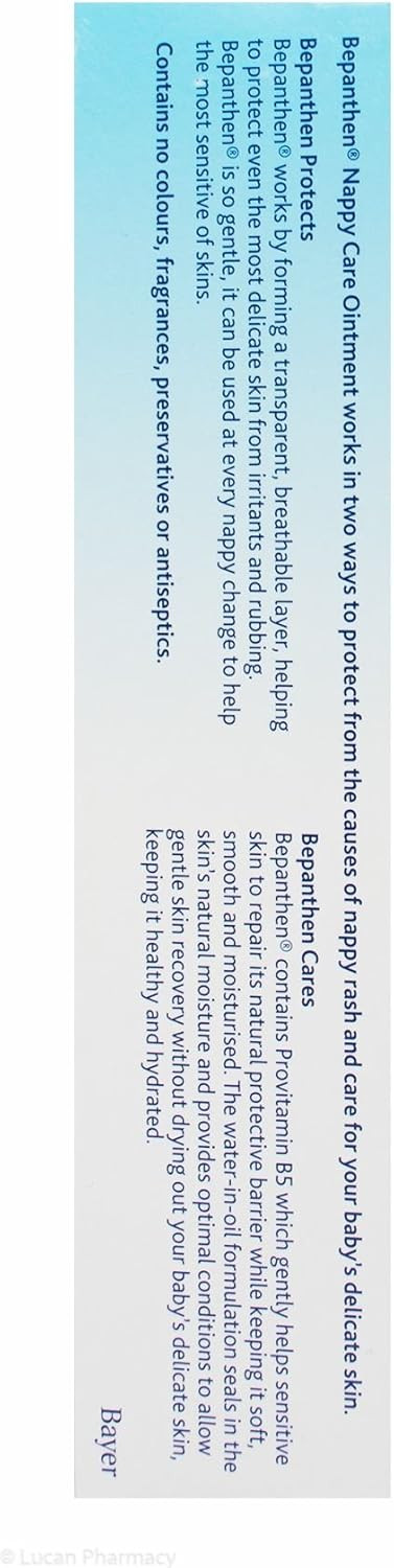 Bepanthen 2x100g Nappy Care Ointment - Aids natural skin recovery, Protects from irritants, Hydrates skin