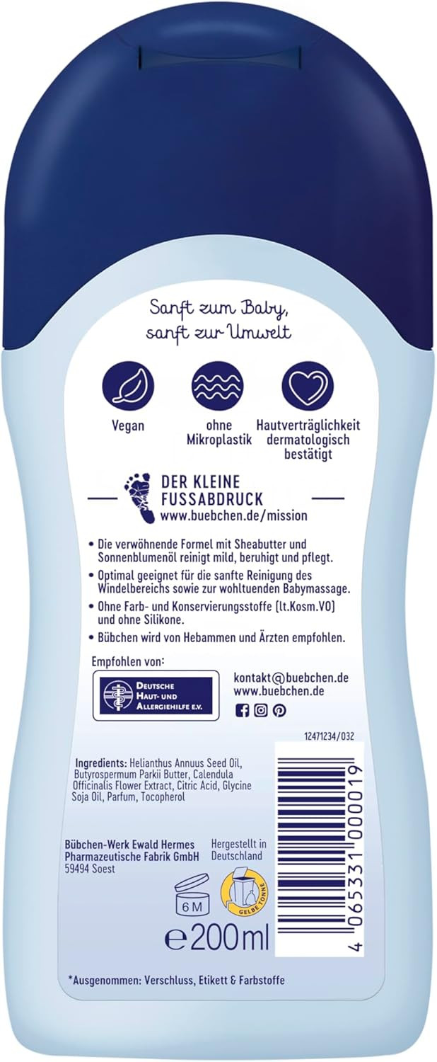 Bübchen Baby oil, 1 x 200 ml