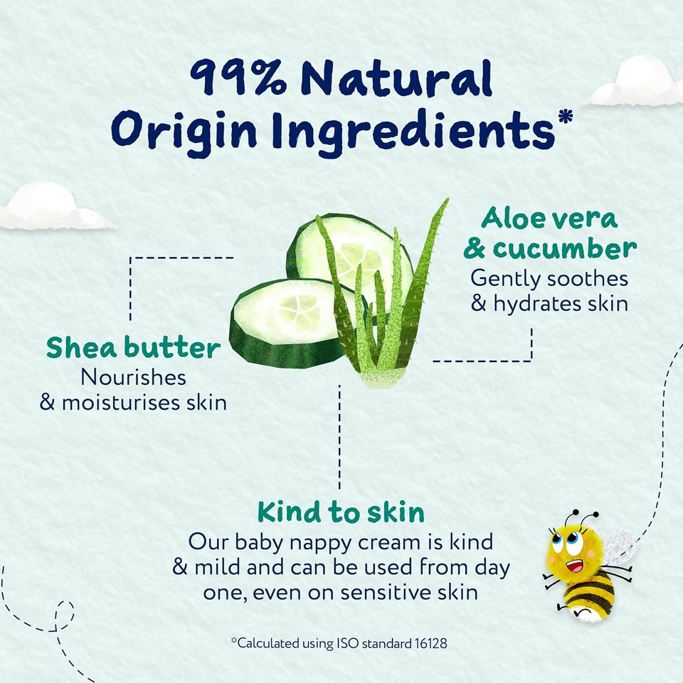 Childs Farm Baby Nappy Cream, Fragrance Free | Soothing, Moisturising & Hydrating | Suitable for Newborns with Dry, Sensitive & Eczema-prone Skin, 100ml (Pack of 2)