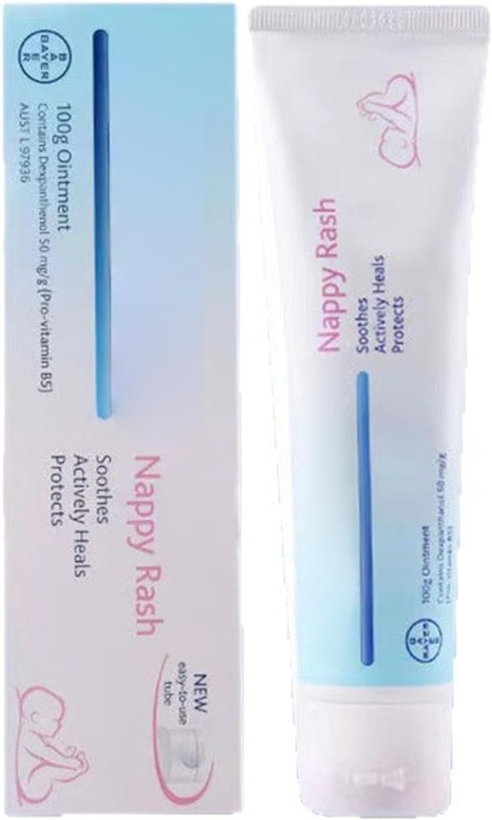 Nappy Care Ointment | 100 g Nappy Cream with Provitamin B5 | Suitable for Newborns Skin | Baby Essentials for Newborn | Gentle Everyday Care and Protection from the Causes of Nappy Rash(1pc)