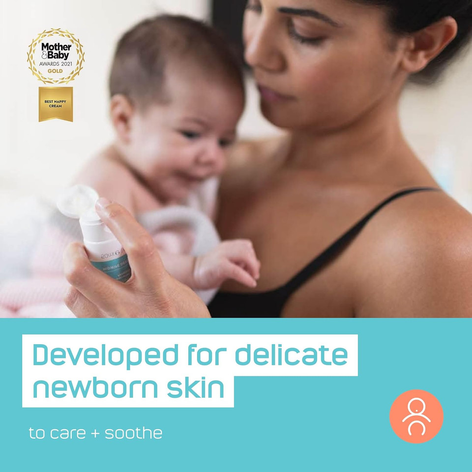 My Expert Midwife Newborn Baby Mega Mild Skin Saviours Kit | Clean Natural Ingredients | Suitable for Sensitive Skin + Fragrance Free | Set of 3 with Baby Nappy Cream, Skin Salve, Dribble Defence