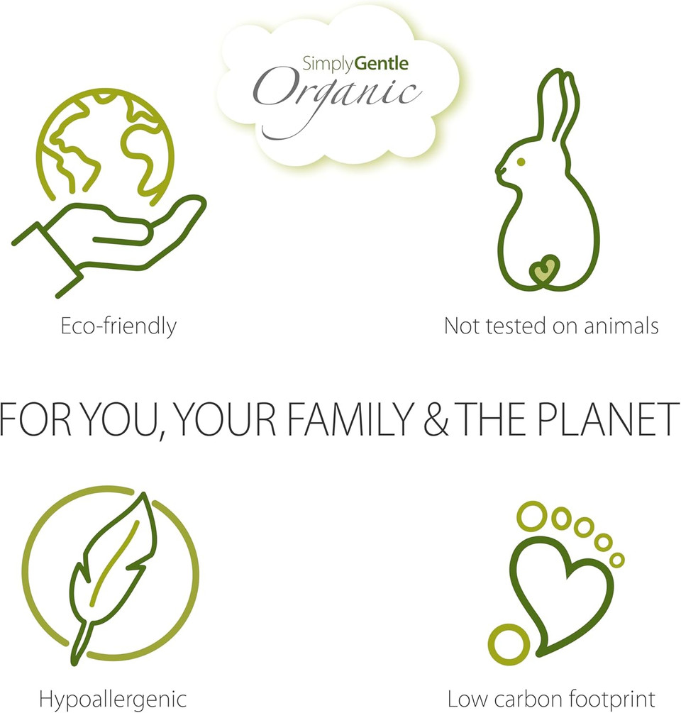 Simply Gentle Organic Baby Wipes 52wipes