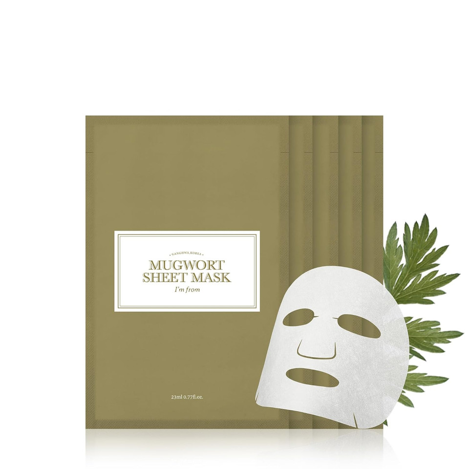 I'M From Mugwort Sheet Mask, 91.45% Pure Mugwort Extract, Calming, 10 Masks I'M From Mugwort Sheet Mask, 91.45% Pure Mugwort Extract, Calming, 10 Masks