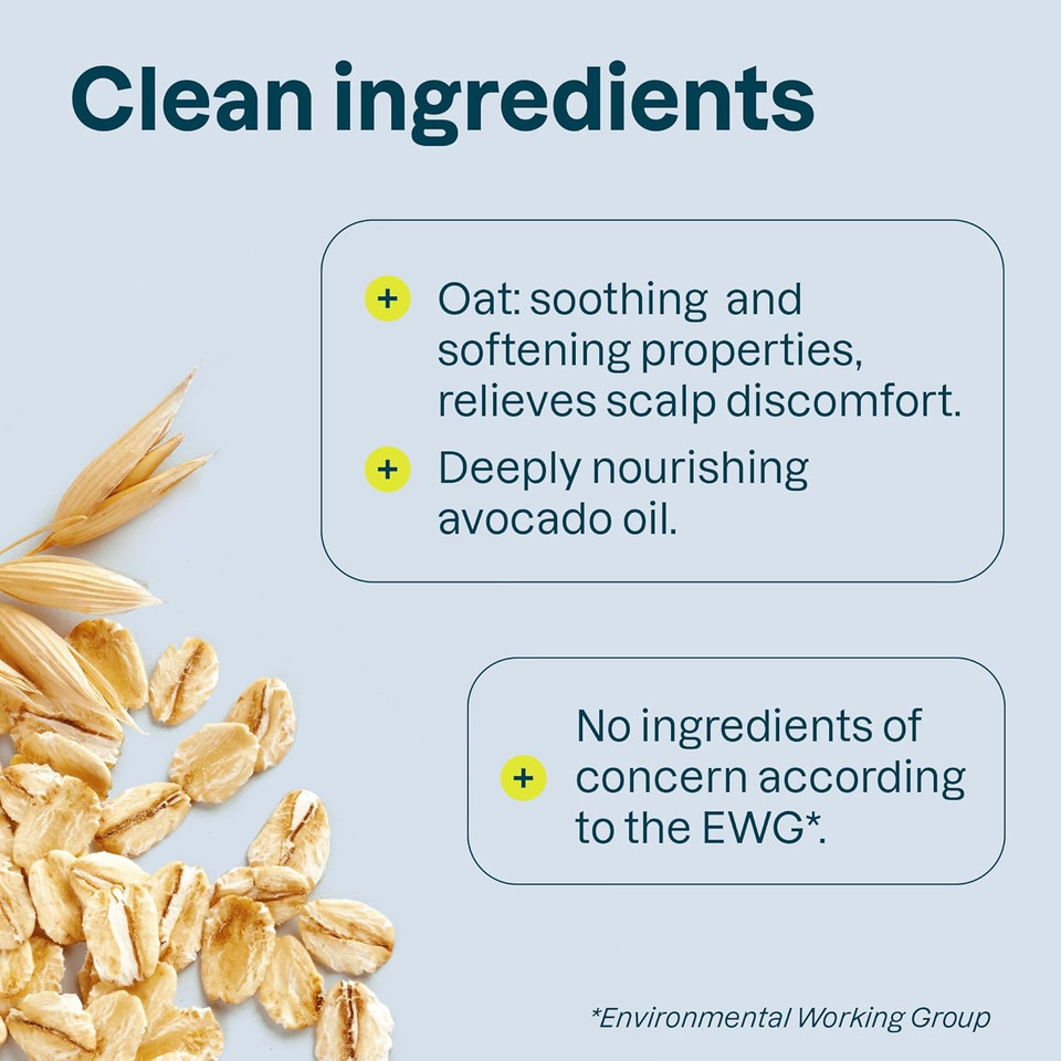 ATTITUDE Nourishing Hair Shampoo for Sensitive Dry Scalp, EWG Verified, Soothing Oat, Dry and Damaged Hair, Naturally Derived Ingredients, Vegan and Plant-Based, 473 mL