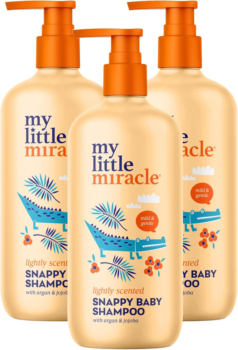 My Little Miracle Snappy Baby Shampoo, With Argan and Jojoba Oil, Gentle Formula To Prevent Irritation 500ml 2-Pack