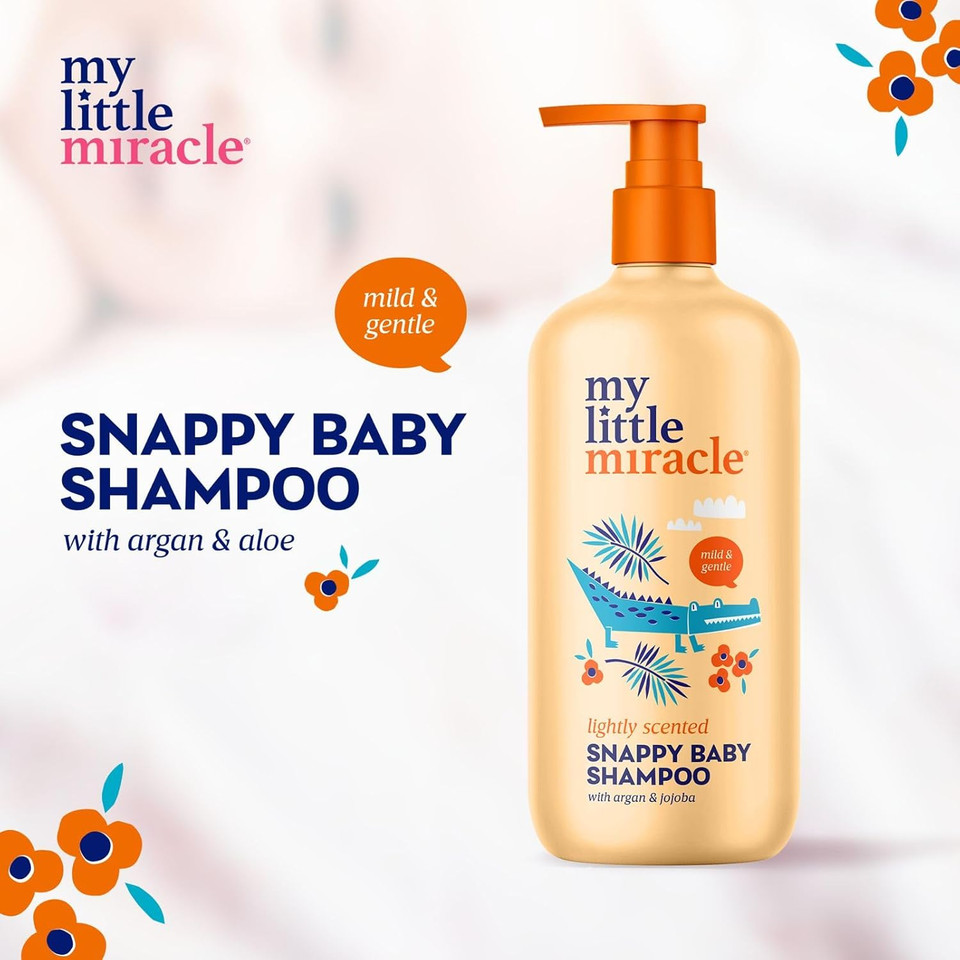 My Little Miracle Snappy Baby Shampoo, With Argan and Jojoba Oil, Gentle Formula To Prevent Irritation 500ml 2-Pack