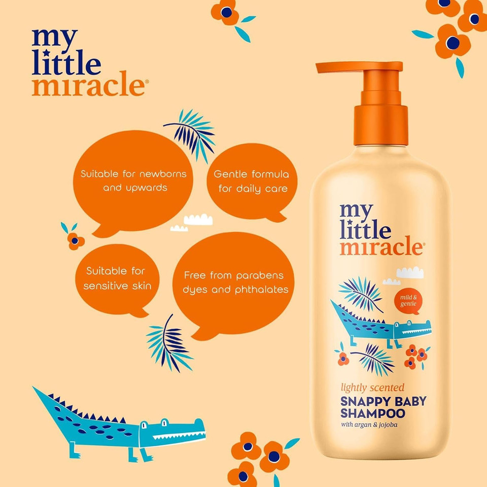 My Little Miracle Snappy Baby Shampoo, With Argan and Jojoba Oil, Gentle Formula To Prevent Irritation 500ml