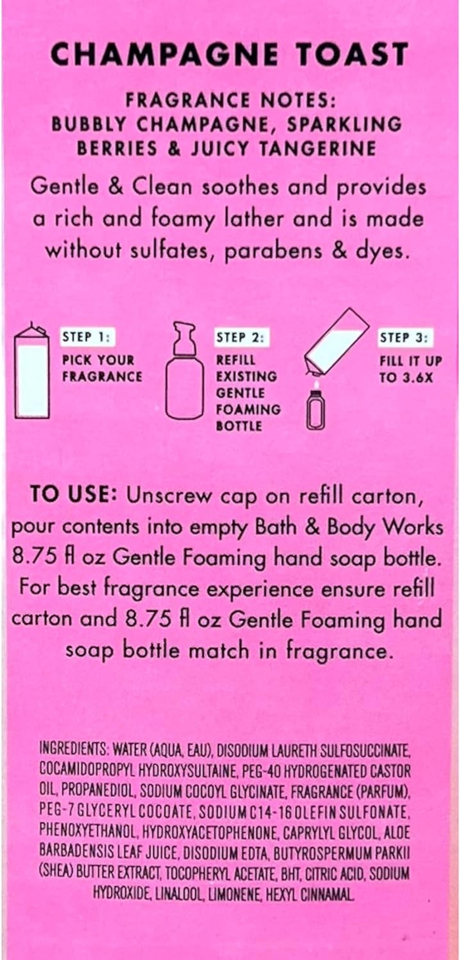 Bath & Body Works - Toast with Champagne al Bath & Body Works