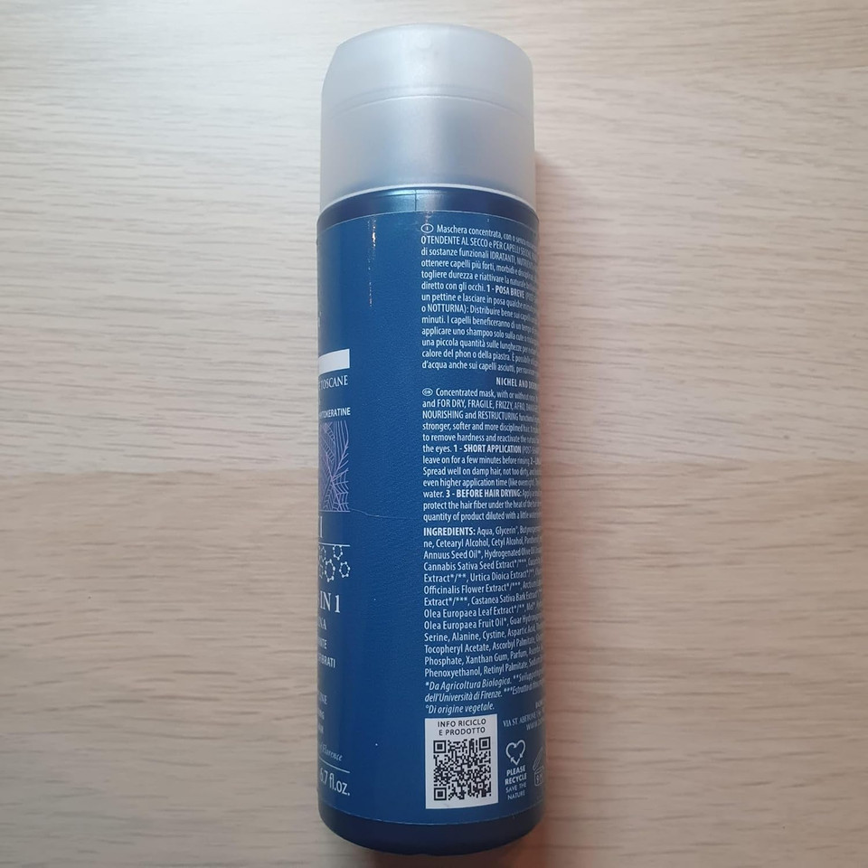 DOMUS OLEA TOSCANA MASK 3 IN 1 200 ML nutrient, restructuring, body and discipline