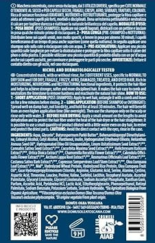 DOMUS OLEA TOSCANA MASK 3 IN 1 200 ML nutrient, restructuring, body and discipline