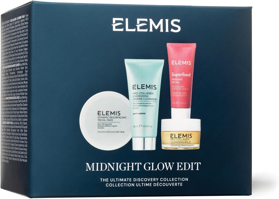 ELEMIS Gift Set  Luxury Skincare Gift Set for Women  Radiant Glow Essentials for Face  Perfect Holiday, Birthday or Self-Care Gift