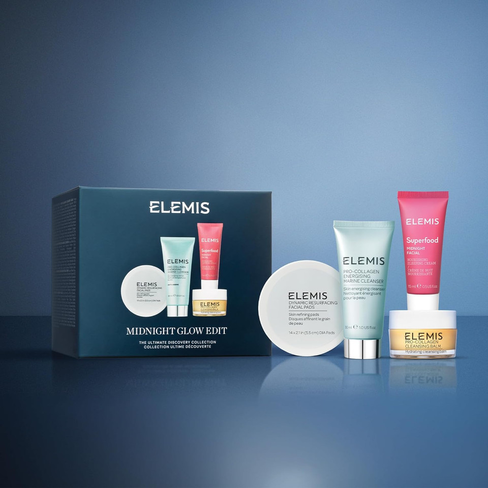 ELEMIS Gift Set  Luxury Skincare Gift Set for Women  Radiant Glow Essentials for Face  Perfect Holiday, Birthday or Self-Care Gift
