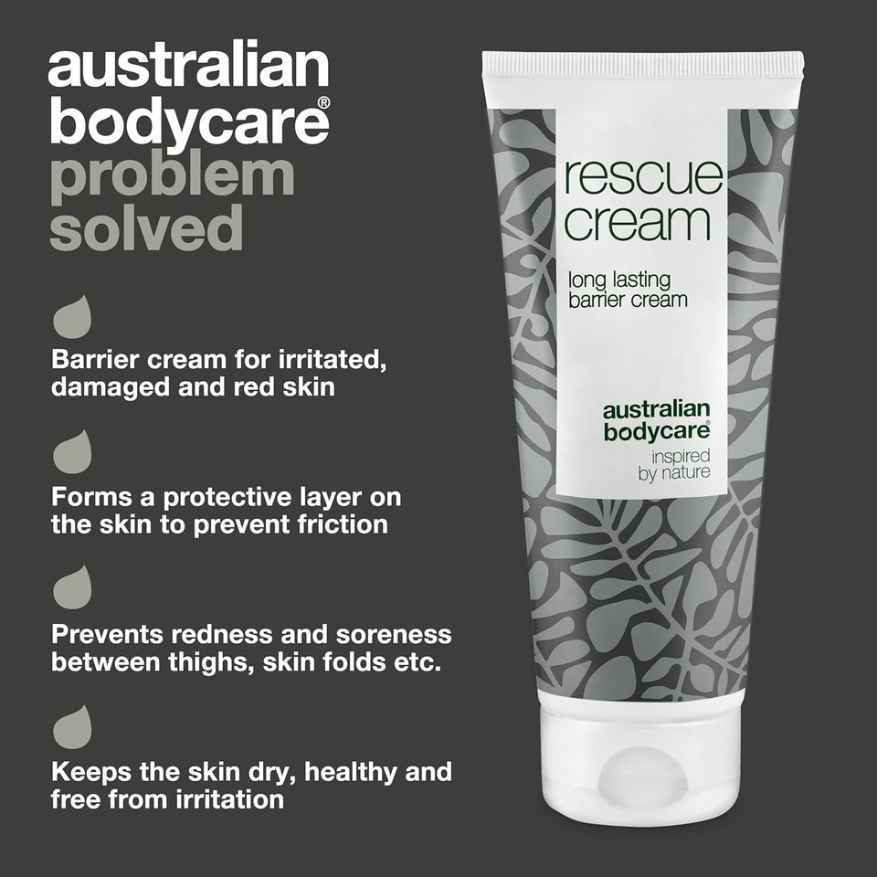 Australian Bodycare Rescue Cream for Sore Skin | Anti Redness Cream for Sore Bum | Bedsore Treatment | Healing Cream for Wounds & Nappy Rash | Barrier Cream for bedsores | 100ml