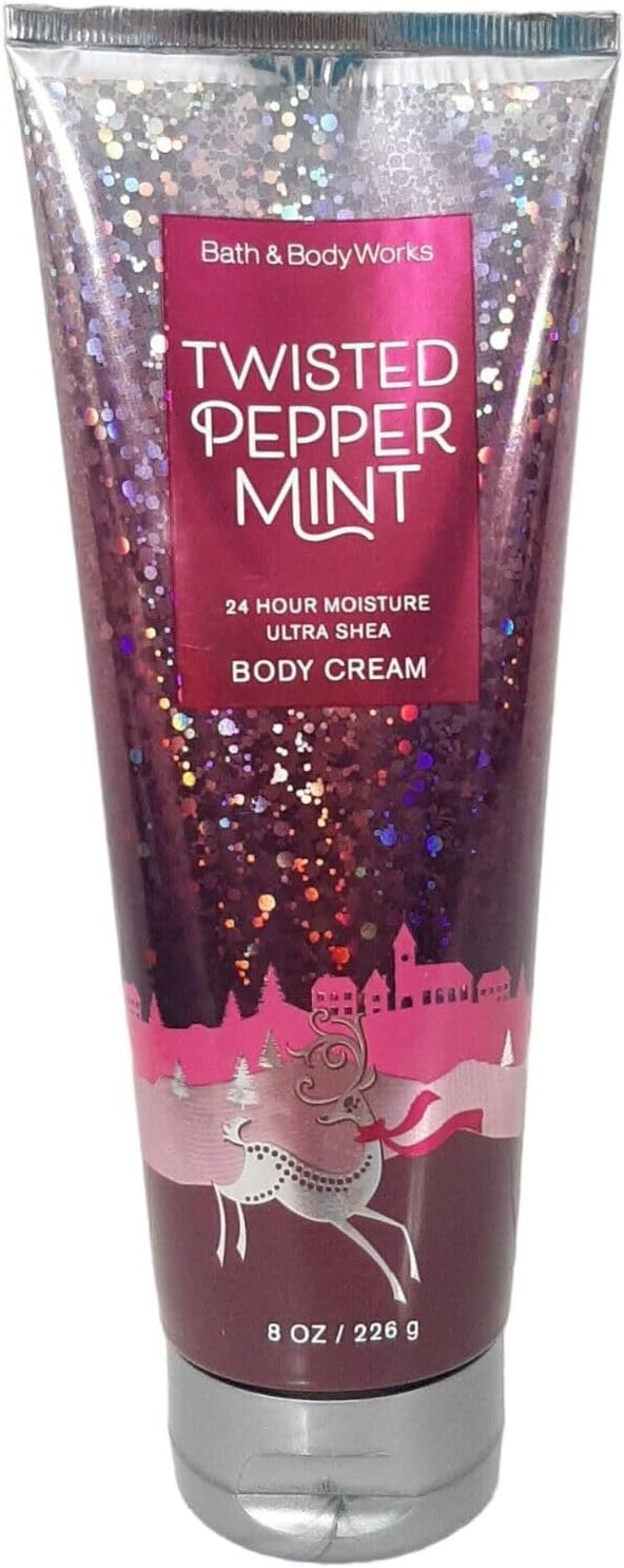 Twisted Peppermint 24 Hour Moisture Ultra Shea Body 8 Oz , 226 G