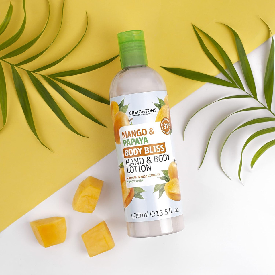 Body Bliss Mango & Papaya Hand and Body Lotion 400ml