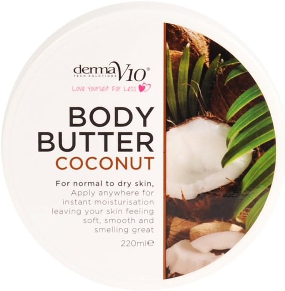 Derma V10 COCONUT Body Butter 220ml