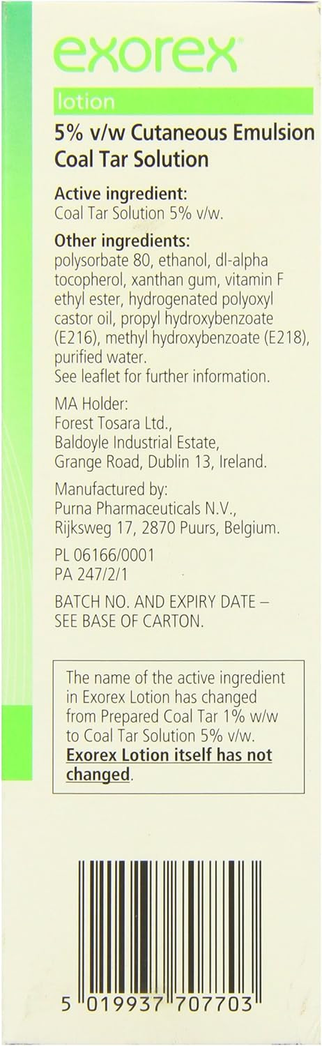 Exorex Psoriasis and Eczema Treatment Lotion - 250mls (Pack of 3)